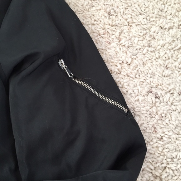 Girl power black zip up jacket - Picture 3 of 5